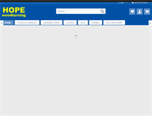 Tablet Screenshot of hopewoodturning.co.uk